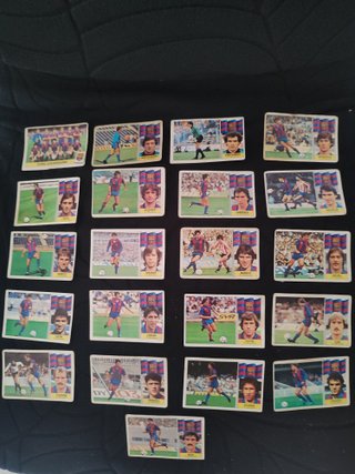 Cromos Fútbol Barça Colección