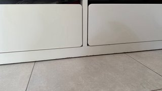 Cama SKALT Ikea blanca con almacenamiento