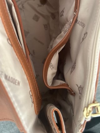 Bolso Steve Madden Naranja Metálico