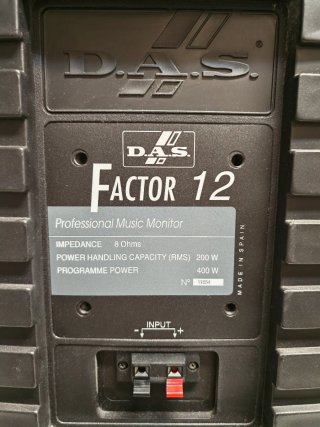 ALTAVOCES DAS FACTOR 12 (PRECIO 200 € PAREJA)