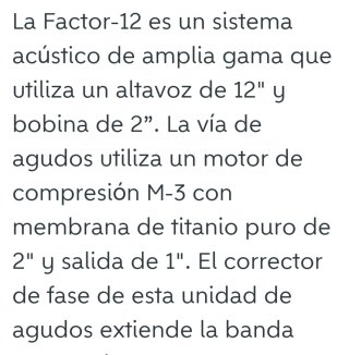 ALTAVOCES DAS FACTOR 12 (PRECIO 200 € PAREJA)
