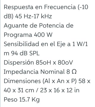 ALTAVOCES DAS FACTOR 12 (PRECIO 200 € PAREJA)