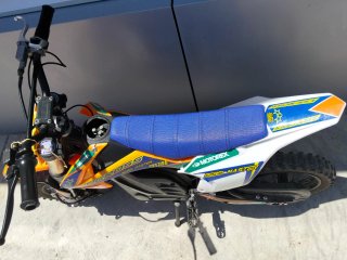 Moto Eléctrica Rebel Master Motocross Naranja