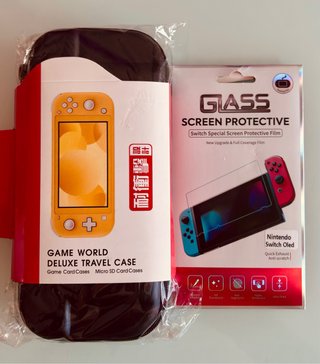 Funda y Protector Pantalla Nintendo Switch Oled