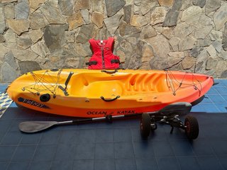 Kayak Ocean 2.70m Amarillo/Naranja
