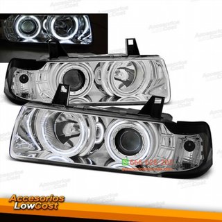 FAROS OJOS ÁNGEL CCFL BMW SERIE 3 E36 COUPE + CAB
