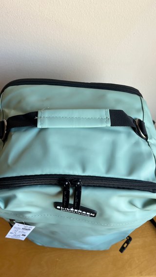 Mochila cabina verde tamaño bajo asiento avión