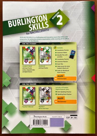 Burlington Skills For 2 Bach Workbook English
