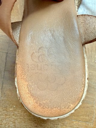 Sandalias Cuña Piel Porronet Gemma Taupe
