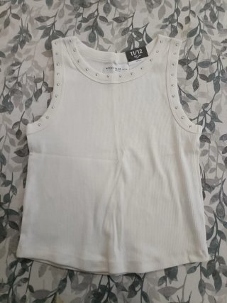 Camiseta tirantes Lefties tachuelas talla 11/12
