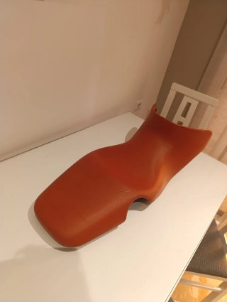 Asiento Moto BMW Naranja