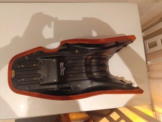Asiento Moto BMW Naranja