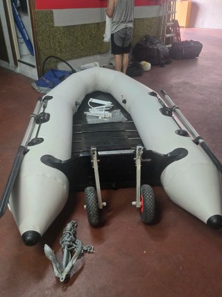 Barca neumatica tipo zodiac motor Mercury 3,5 cv