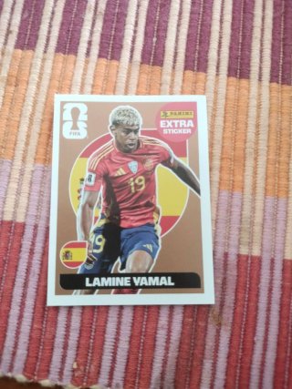 Cromo Panini Extra Lamine Yamal Mundial 2026