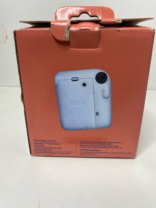 : Cámara Fujifilm Instax Mini 12 - Azul Pastel
