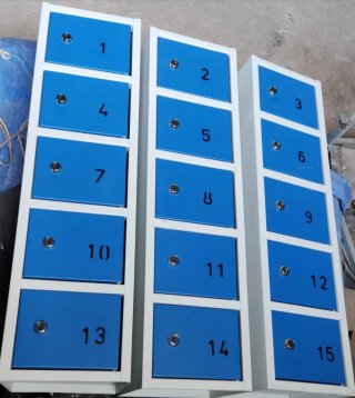 Taquillas pequeñas numeradas