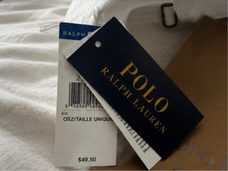 Cappellino Polo Ralph Lauren Bianco.