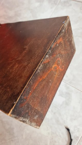 Baúl Madera Vintage Decorativo 38x28 cm