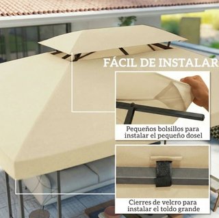 Toldo de Recambio para Cenador 4x3m