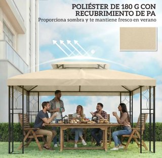 Toldo de Recambio para Cenador 4x3m