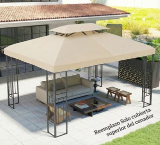 Toldo de Recambio para Cenador 4x3m