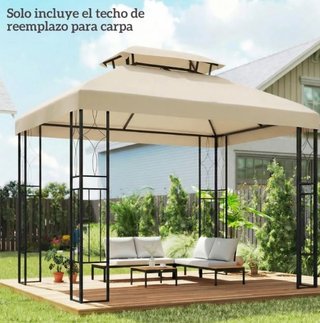 Toldo de Recambio para Cenador 4x3m