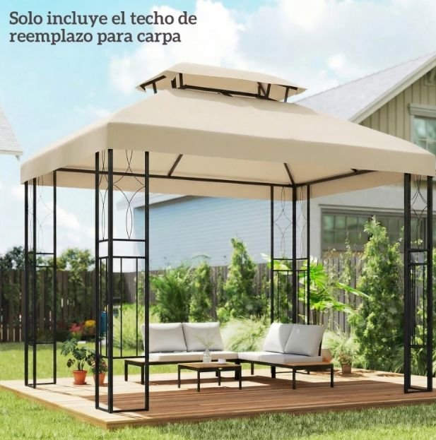 Toldo de Recambio para Cenador 4x3m