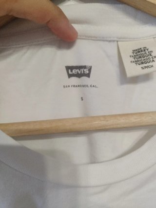 Camiseta Levi's Mujer Talla S Blanca