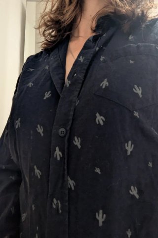 Camisa estampada cactus