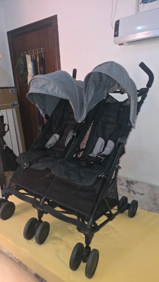 Carrito Doble Paseo Bebés
