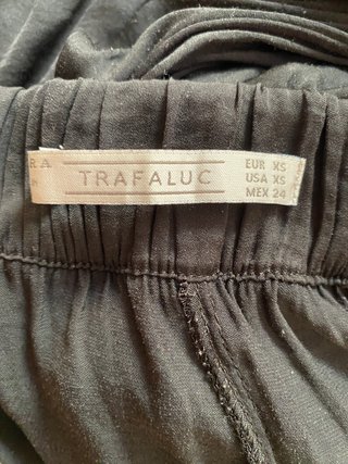 Pantalón ancho Zara Trafaluc Negro