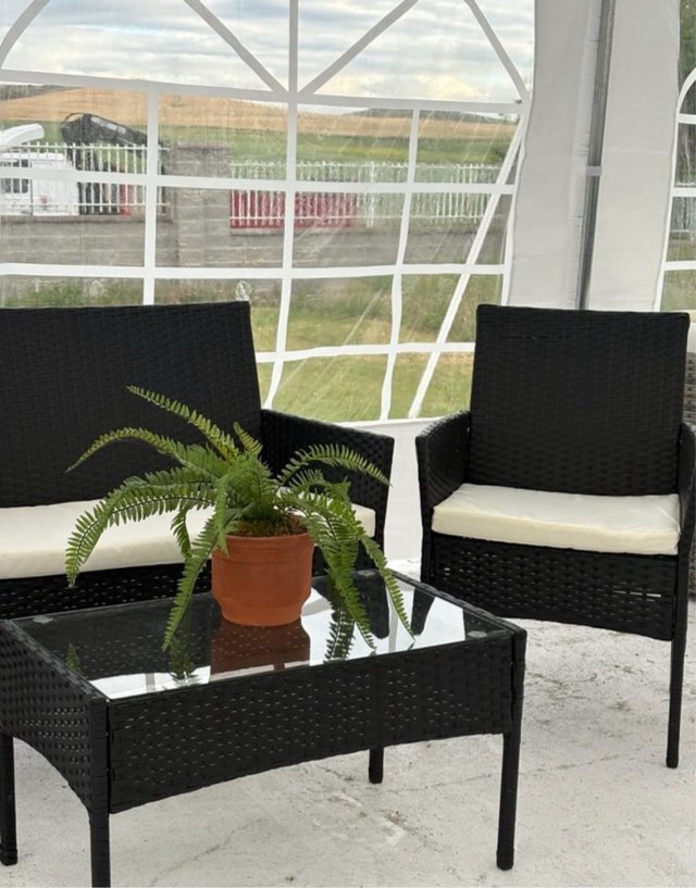 Conjunto de jardin + COJINES DE BLANCOS DE REGALO!