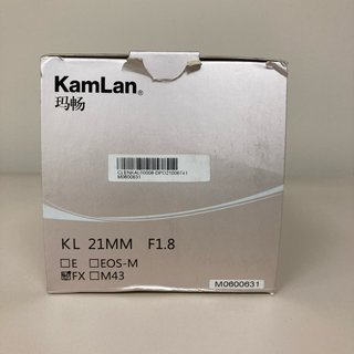 Objetivo Kamlan 21mm f1.8 (Fuji)