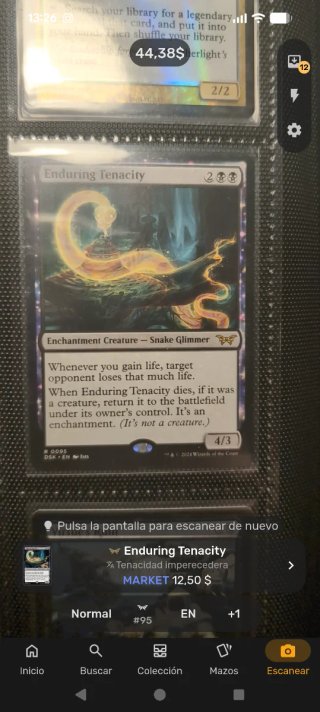 Enduring Tenacity Magic Card