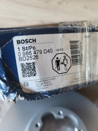 Discos de freno para Ford Transit Bosch BD2526 ECE