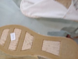 Alpargatas Novia Plumas Naturales Hechas a Mano