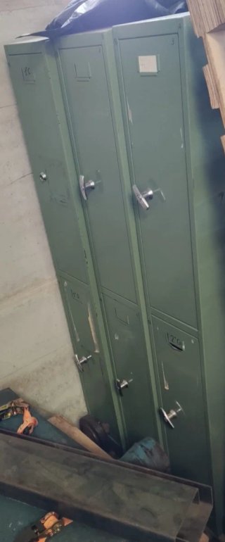 Taquillas metálicas verdes