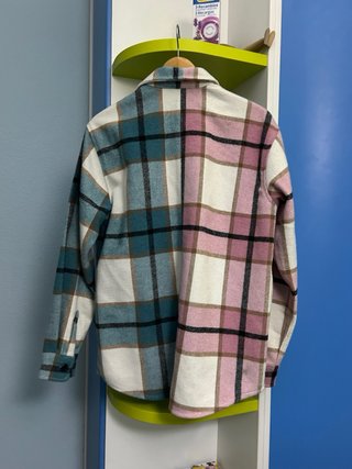 Chaqueta a cuadros hombre