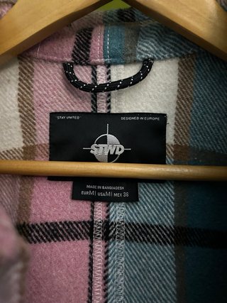 Chaqueta a cuadros hombre