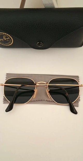 Ray-Ban Hexagonal Oro/Verde