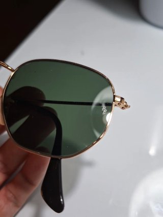 Ray-Ban Hexagonal Oro/Verde
