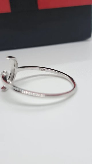 Anillo Luna y Estrella Plata 925