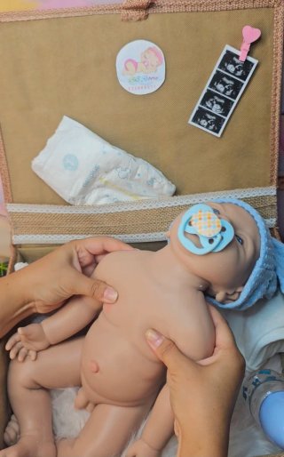 Muñeca Reborn Niño Silicona Completa