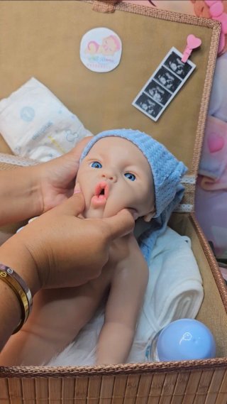 Muñeca Reborn Niño Silicona Completa