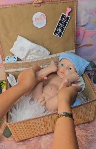 Muñeca Reborn Niño Silicona Completa