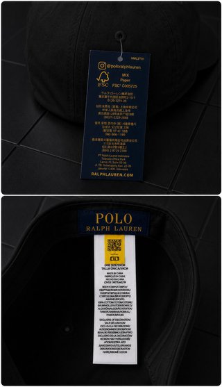 Cappellino Polo Ralph Lauren nero