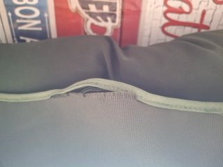 Cuscino per dondolo verde