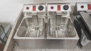 Freidora Eléctrica Doble 6+6 Litros