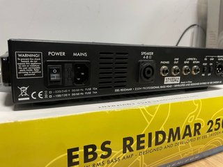 EBS Reidmar 250 Amplificador Bajo