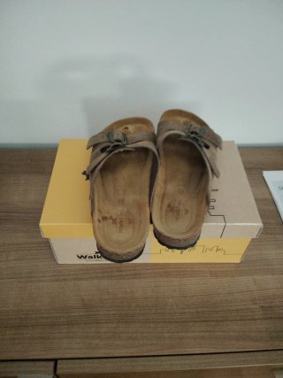 Sandalias WalkFlex Hombre Beige/Marrón